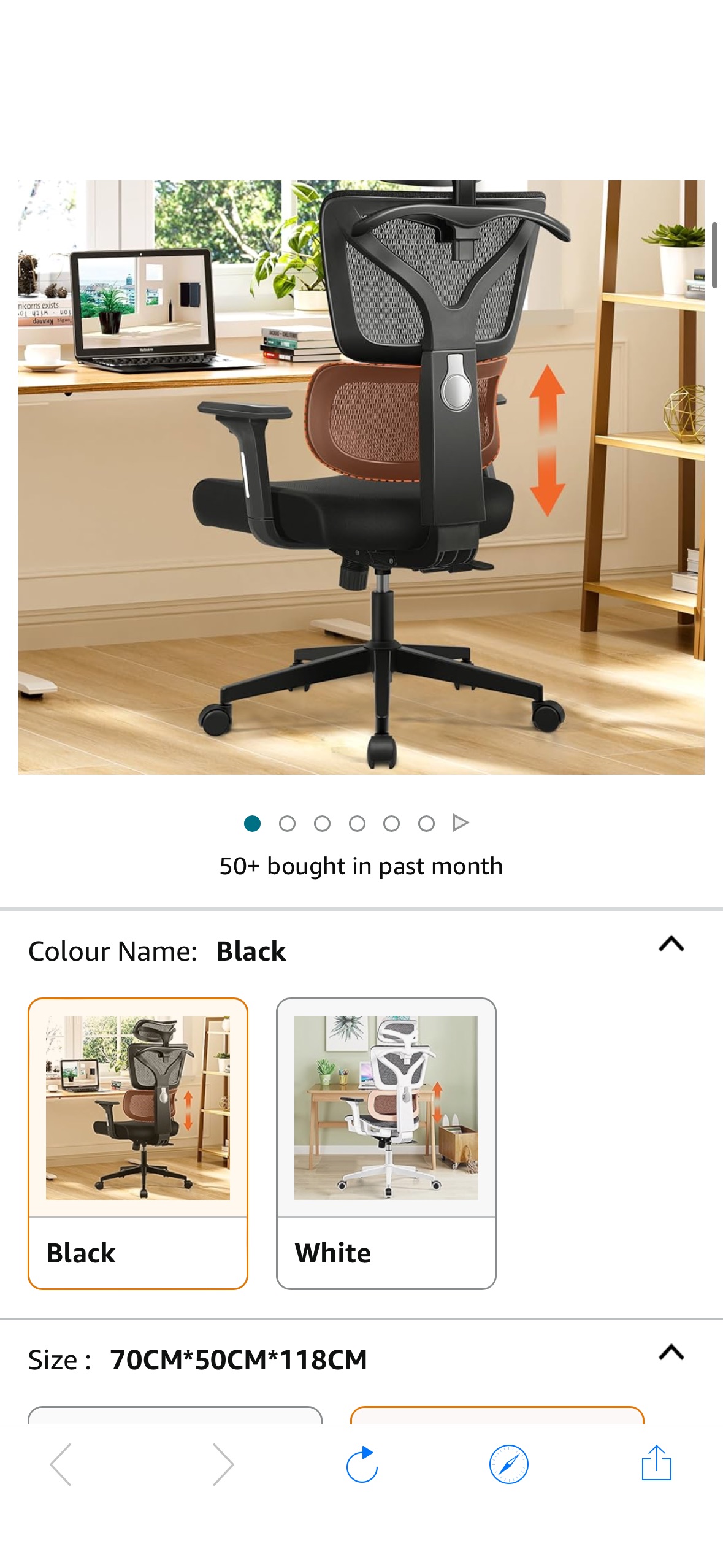 Razzor Office Chair Ergonomic Computer Desk Chair Upgrade Adjustable Lumbar Support, Breathable Mesh Gaming Chair with Adjustable 3D Arms and Headrest Swivel High Back Chairs : Amazon.ca: Home
