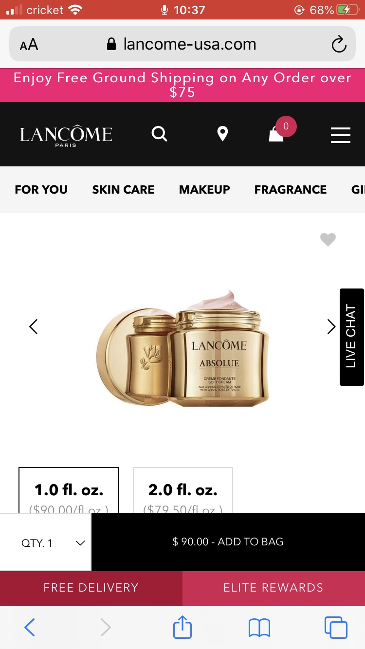 Lancôme - Luxury Cosmetics, Perfume & Skin 兰蔻青纯面霜