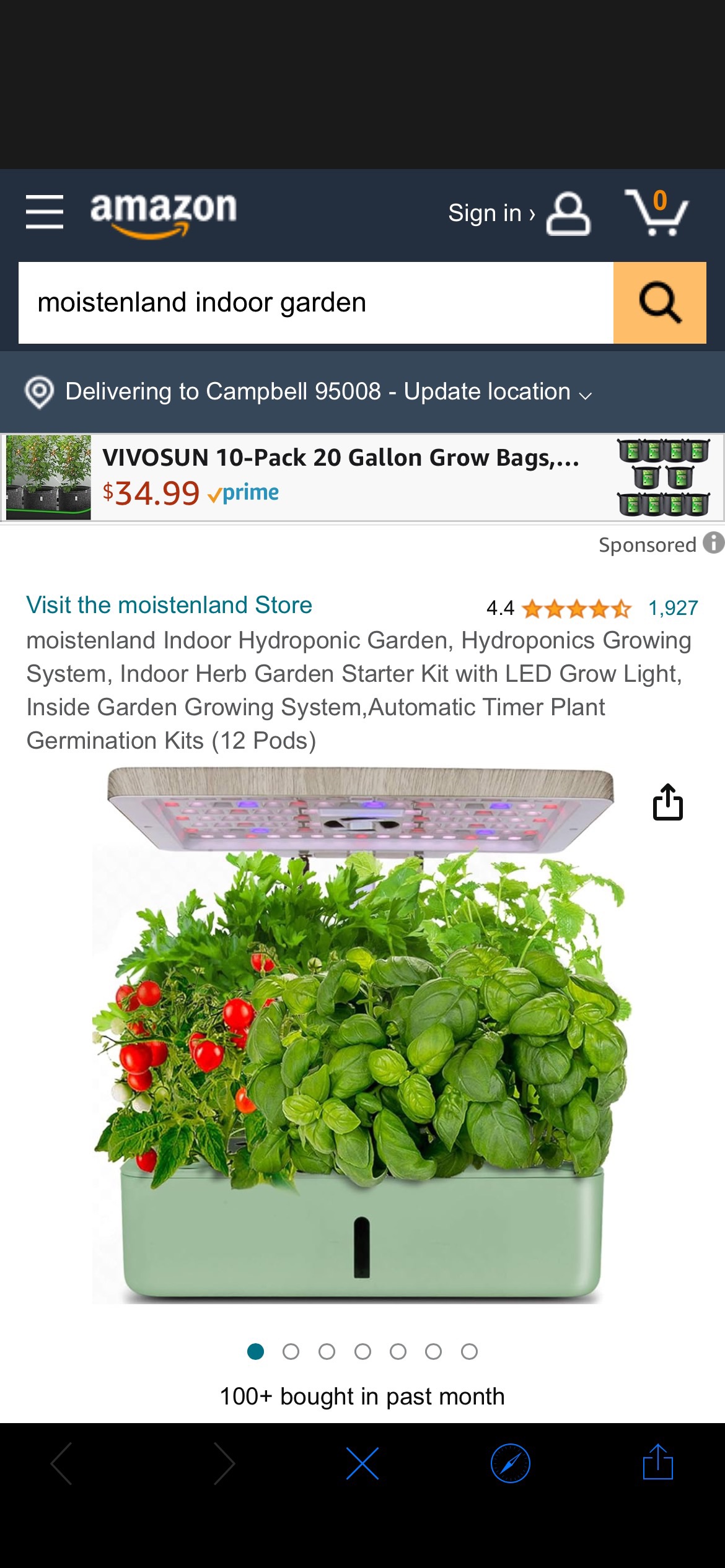 Amazon.com: moistenland Indoor Hydroponic Garden, Hydroponics Growing System, Indoor Herb Garden Starter Kit with LED Grow Light, Inside Garden Growing System,Automatic Timer Plant Germination Kits (1