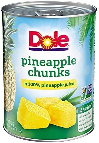 Fruit Juice 100% Pineapple  20 Ounce Can (Pack of 12)