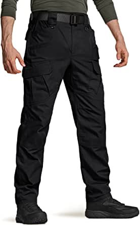 Amazon.com: CQR Men&#39;s Tactical Pants, Water Resistant Ripstop Cargo Pants, Lightweight EDC Hiking Work Pants, Outdoor Apparel : Clothing, Shoes &amp; Jewelry