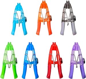 Amazon.com: Kizmos Magnetic Multipurpose Bag Clips, Set of 7, Multicolored : Office Products