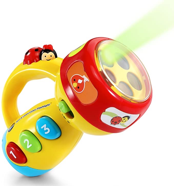 手电筒Amazon.com: VTech Spin and Learn Color Flashlight, Yellow : Toys & Games