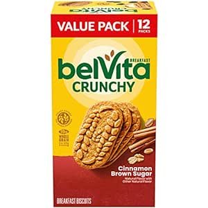 Belvita 肉桂红糖口味全谷物早餐饼干 12包