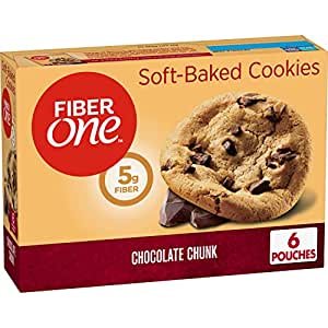 Fiber One Soft-Baked Cookies, Chocolate Chunk, 6.6 Ounce
