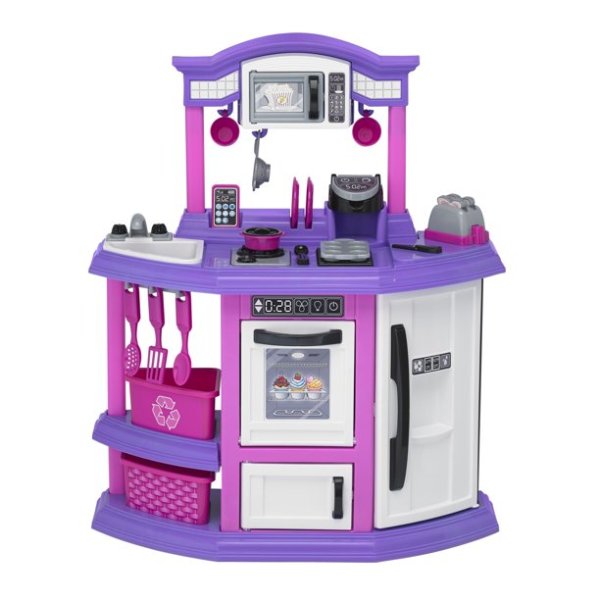 Play Baker's Play Kitchen with 22 Piece Accessory Play Set