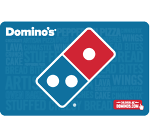 Get a $15 Domino's Pizza Gift Card for only $10 @ ebay