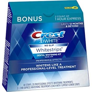 Crest 3D White Professional Effects Whitestrips 20 Treatments + Crest 3D White 1 Hour Express Whitestrips 2 Treatments
