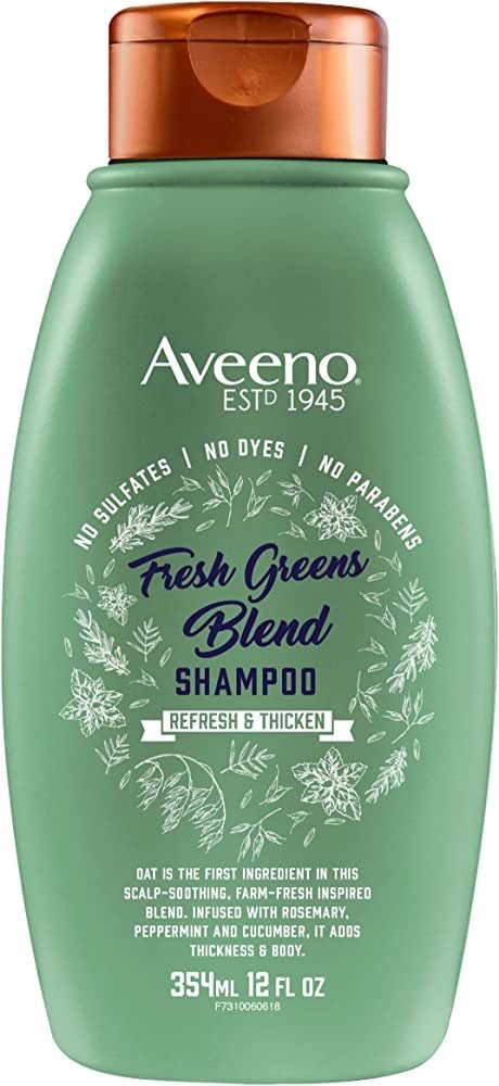 Aveeno, Fresh Greens Blend Sulfate-Free Shampoo