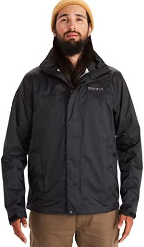 Men's Precip Lightweight Waterproof Rain Jacket Small