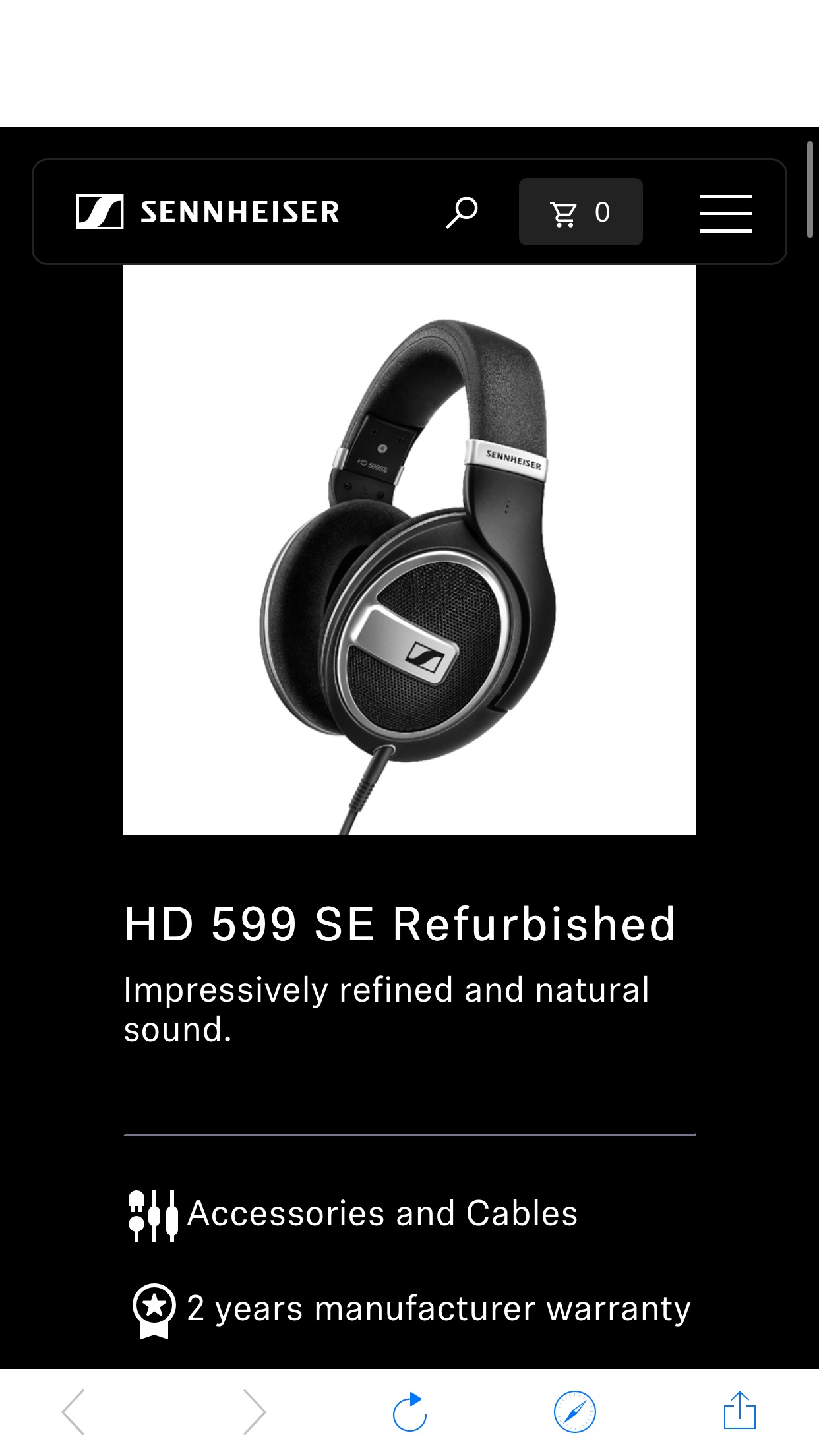 HD 599 SE Refurbished | Sennheiser