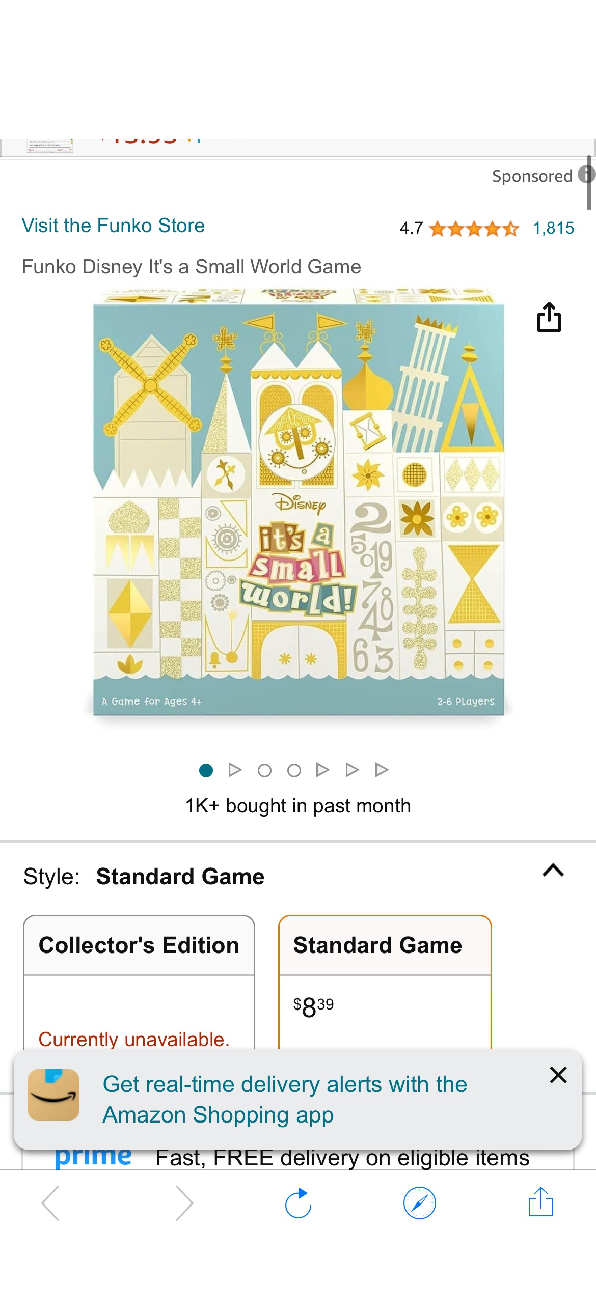 Amazon.com: Funko Disney It's a Small World Game : Everything Else