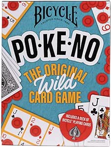 Amazon.com: Bicycle Pokeno Playing Card Game Pack (Includes 1 Deck, Scorecards, and Chips) : Toys &amp; Games