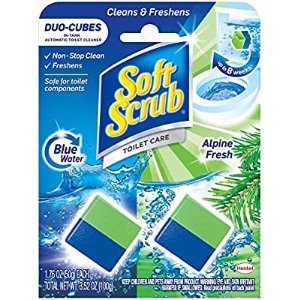Soft Scrub In-Tank Toilet Cleaner Duo-Cubes, Alpine Fresh, 2 Count