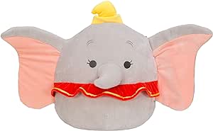 Amazon.com: Squishmallows Disney 14-Inch Dumbo Plush - Add Dumbo to your Squad, Ultrasoft Stuffed Animal Large Plush Toy, Official Kellytoy Plush : Toys &amp; Games