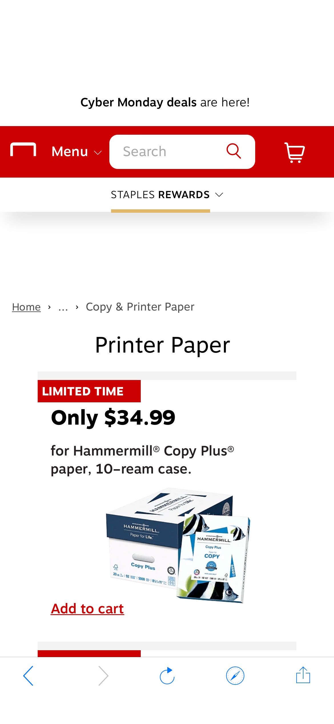 Printer Paper - Shop Printing Paper at Great Prices | Staples 打印纸
