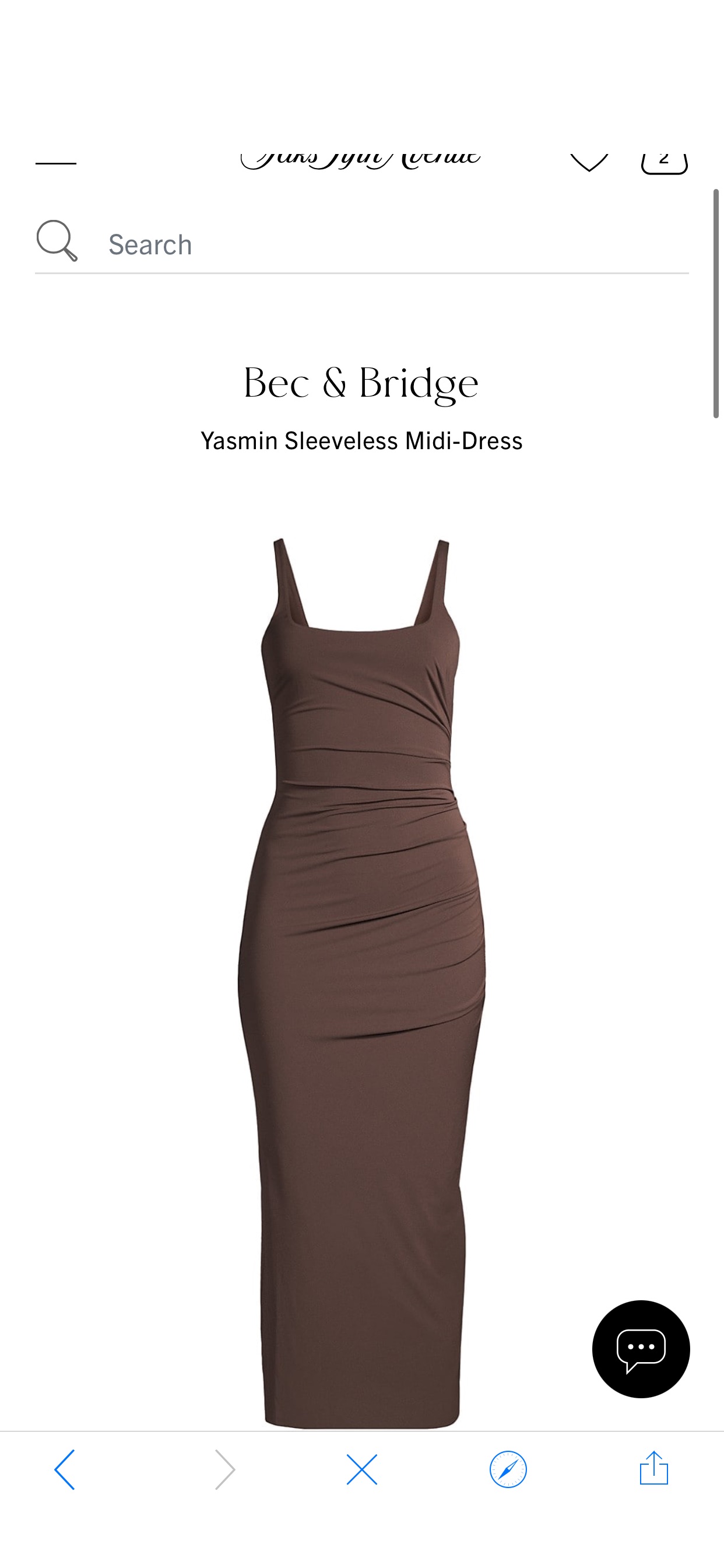 Shop Bec & Bridge Yasmin Sleeveless Midi-Dress | Saks Fifth Avenue