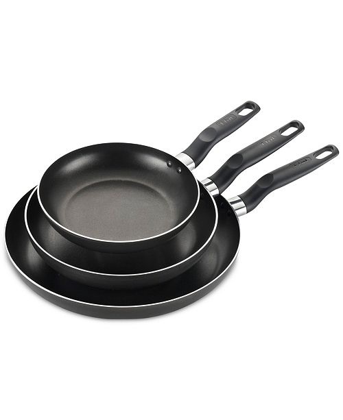 不粘锅3件套T-Fal 3-Pc. Fry Pan Set & Reviews - Cookware - Kitchen - Macy's