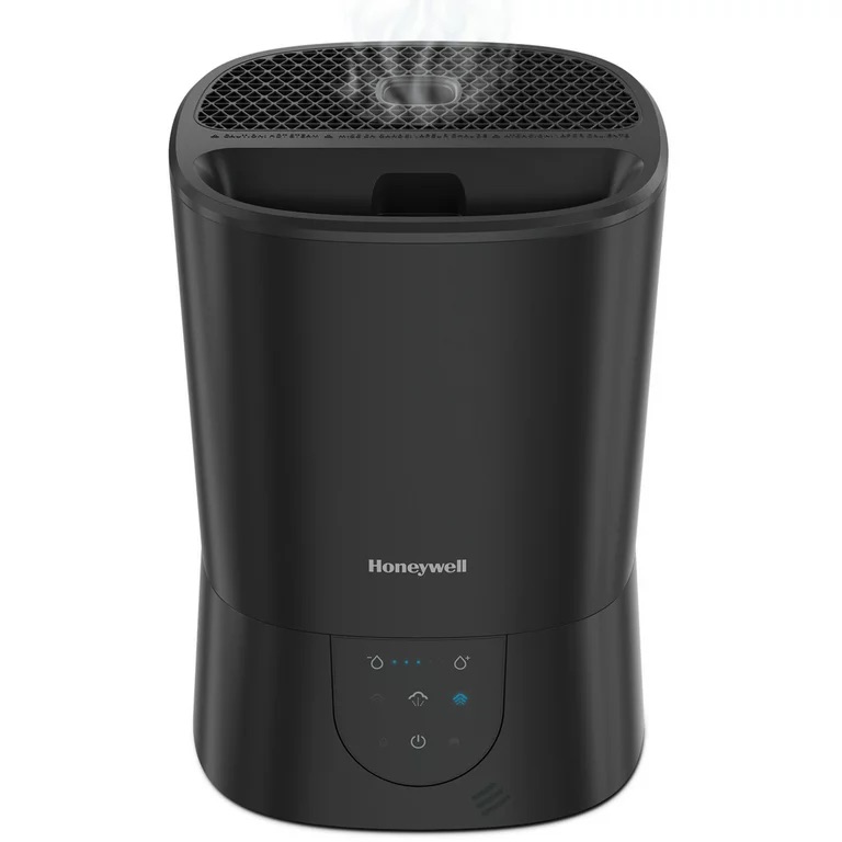 Honeywell 热蒸汽加湿器Warm Mist Humidifier w/essential oil cup, Filter Free, HWM440, Black - Walmart.com