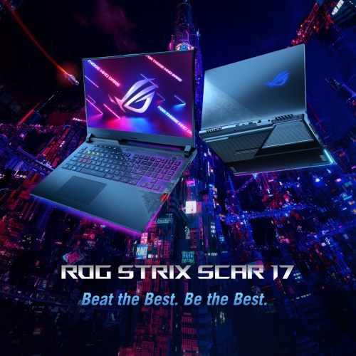 枪神ASUS ROG Strix Scar 17 (2021) Gaming Laptop 17.3” 360Hz IPS FHD NVIDIA GeForce RTX 3080 AMD Ryzen 9 5900HX 32GB DDR4 2TB SSD Opti-Mechanical Per-Key RGB Keyboard Windows 10 Pro G733QSA-XS99