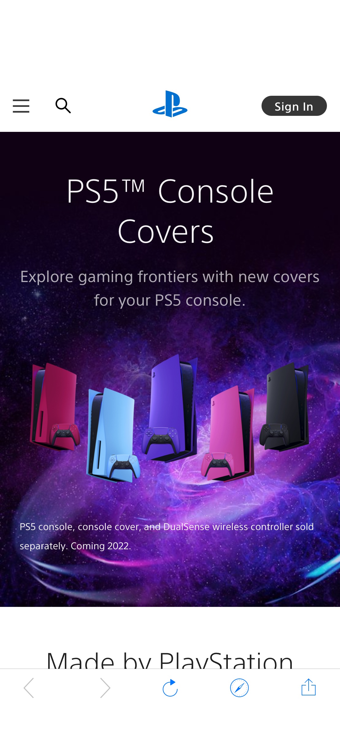 预购 PS5官方改色外壳以及多色手柄
