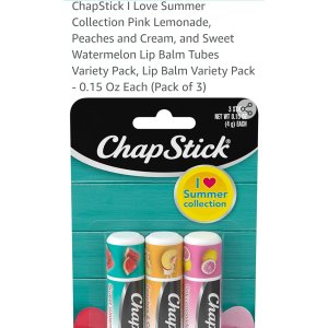 $0.70 ChapStick I Love Summer系列水果味润唇膏3支仅卖$2.10，单价$0.70