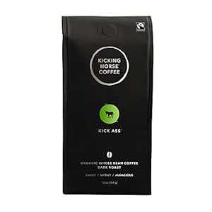 Amazon.com: Kicking Horse Coffee, Kick Ass, Dark Roast, Whole Bean, 10 Oz
