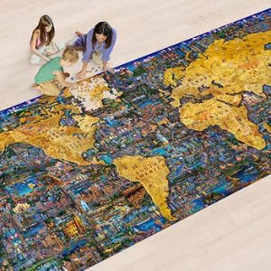 近9米长x2.5米宽 的世界Z大的拼图 六万片 Dowdle出品