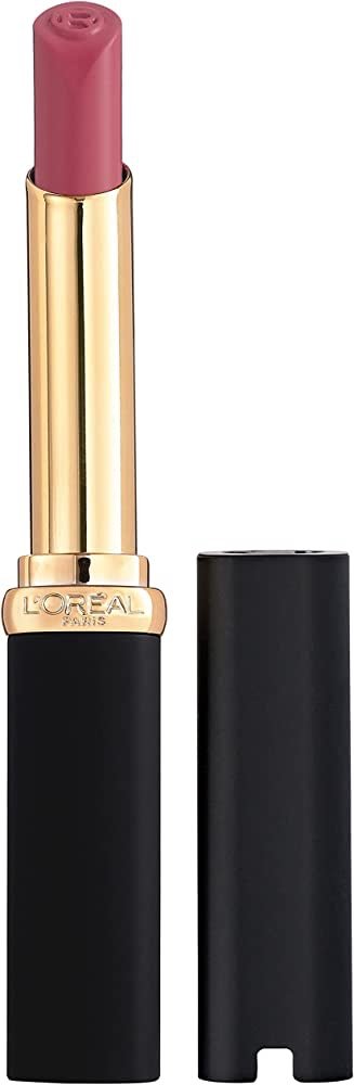 L'Oréal Paris Colour Riche Intense Volume Matte Lipstick, Lip Color Infused with Hyaluronic Acid for up to 16hr All Day Comfort, Le Mauve Indomptable, 0.06 Oz