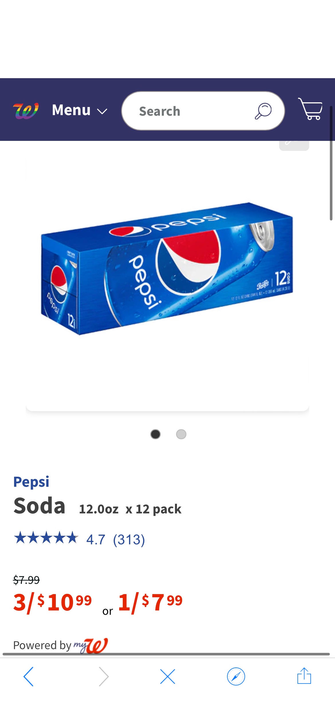 Pepsi Soda | Walgreens 百事可乐3,$10.99