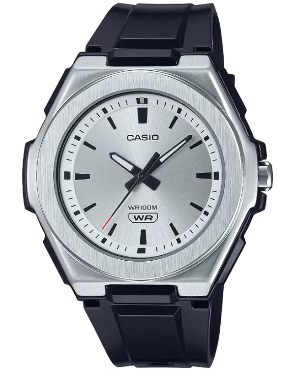 Amazon.com: Casio Men's Analog Watch Black Resin Band Stainless Steel BezelLWA300H-7E2V : Clothing, Shoes & Jewelry