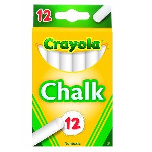 Crayola 白色粉笔12支