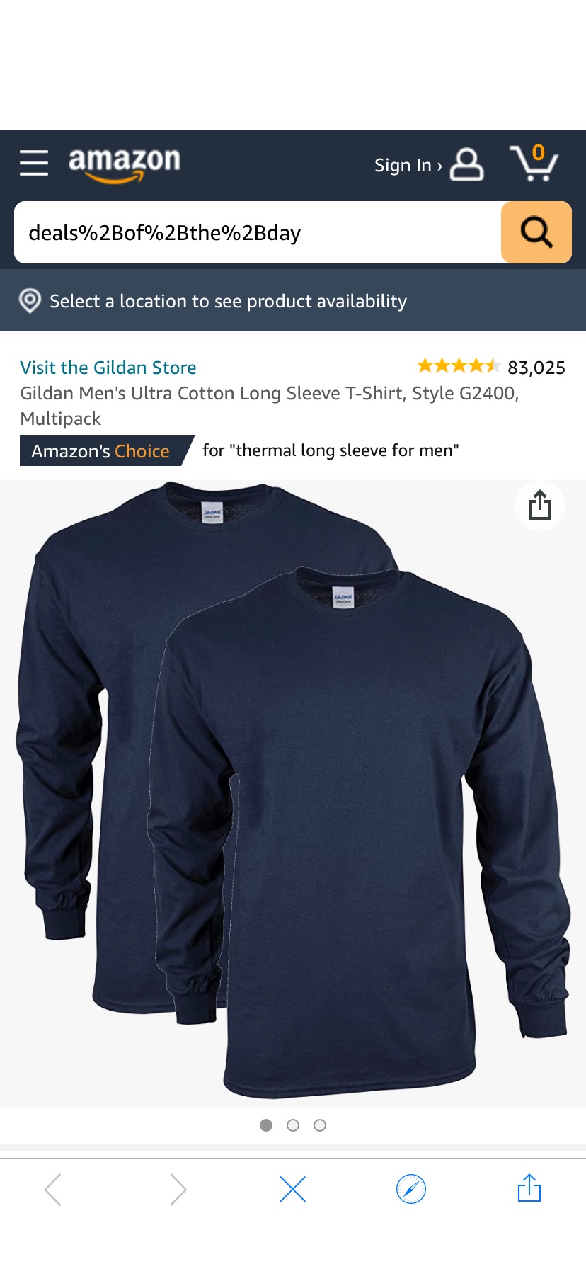 Gildan Men's Ultra Cotton Long Sleeve T-Shirt, Style G2400, Multipack, Navy (2-Pack), Medium | Amazon.com衣服
