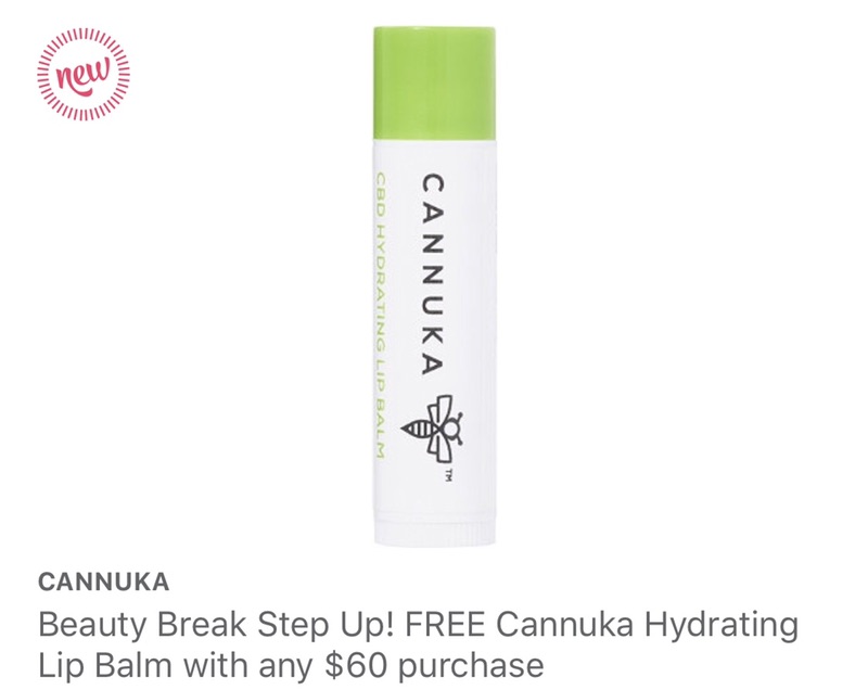 CANNUKA Beauty Break Step Up! FREE Cannuka Hydrating Lip Balm with any $60 purchase | Ulta Beauty购物满$60赠送Cannuka保湿润唇膏一支。