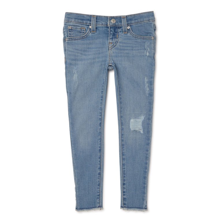 Signature by Levi Strauss & Co. Girls' Super Skinny Jeans, Sizes 5-18 - Walmart.com 女孩牛仔裤特价