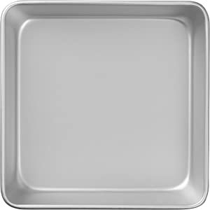 Performance Aluminum Square Cake and Brownie Pan, 8-Inch, 8, Silver