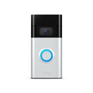 Ring Video Doorbell – Satin Nickel (2020 Release)