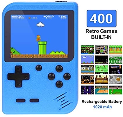 时尚游戏机促销TAPDRA Handheld Game Console, Retro Game Console with 400 Classic Games 3.0 inch Screen Portable Game Console, Good Present for Kids, Xmas Gift: Toys & Games