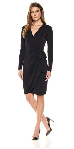 Amazon 自營時裝品牌 [Lark & Ro] 長袖V領洋裝熱賣 $39收經典美裙