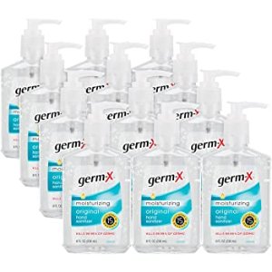 Germ-x Hand Sanitizer, 8 Ounce (Pack of 12)
