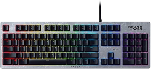 Razer Huntsman RGB 光学机械轴游戏键盘 战争机器5版本