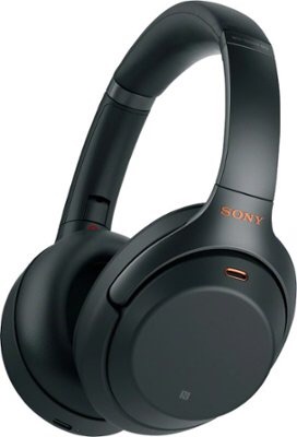 WH-1000XM3 Wireless Noise Canceling Over-the-Ear Headphones with Google Assistant Black WH1000XM3/B - 耳机Sony