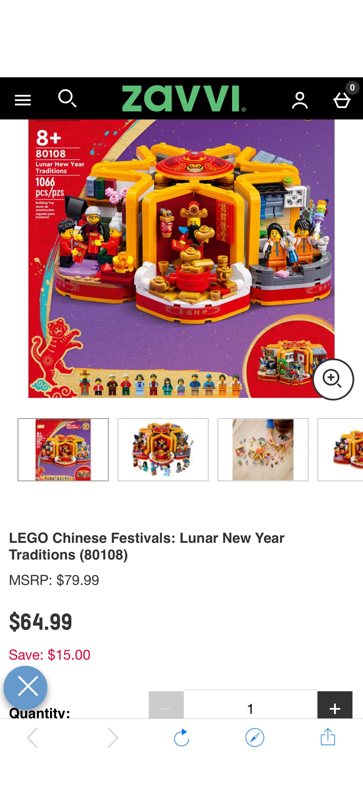 LEGO Chinese Festivals: Lunar New Year Traditions (80108) Toys - Zavvi US 乐高新春六习俗