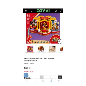$64.99 LEGO Chinese Festivals: Lunar New Year Traditions (80108) Toys - Zavvi US 乐高新春六习俗