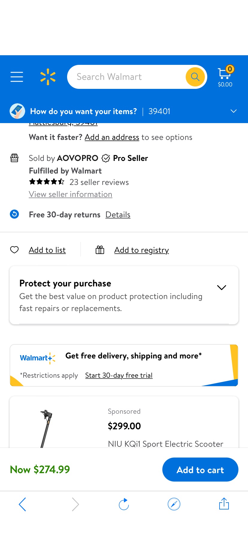 AOVOPRO ES80 350W 8.5' Foldable Electric Scooter for Adults and Child, 21 Miles Range - Walmart.com