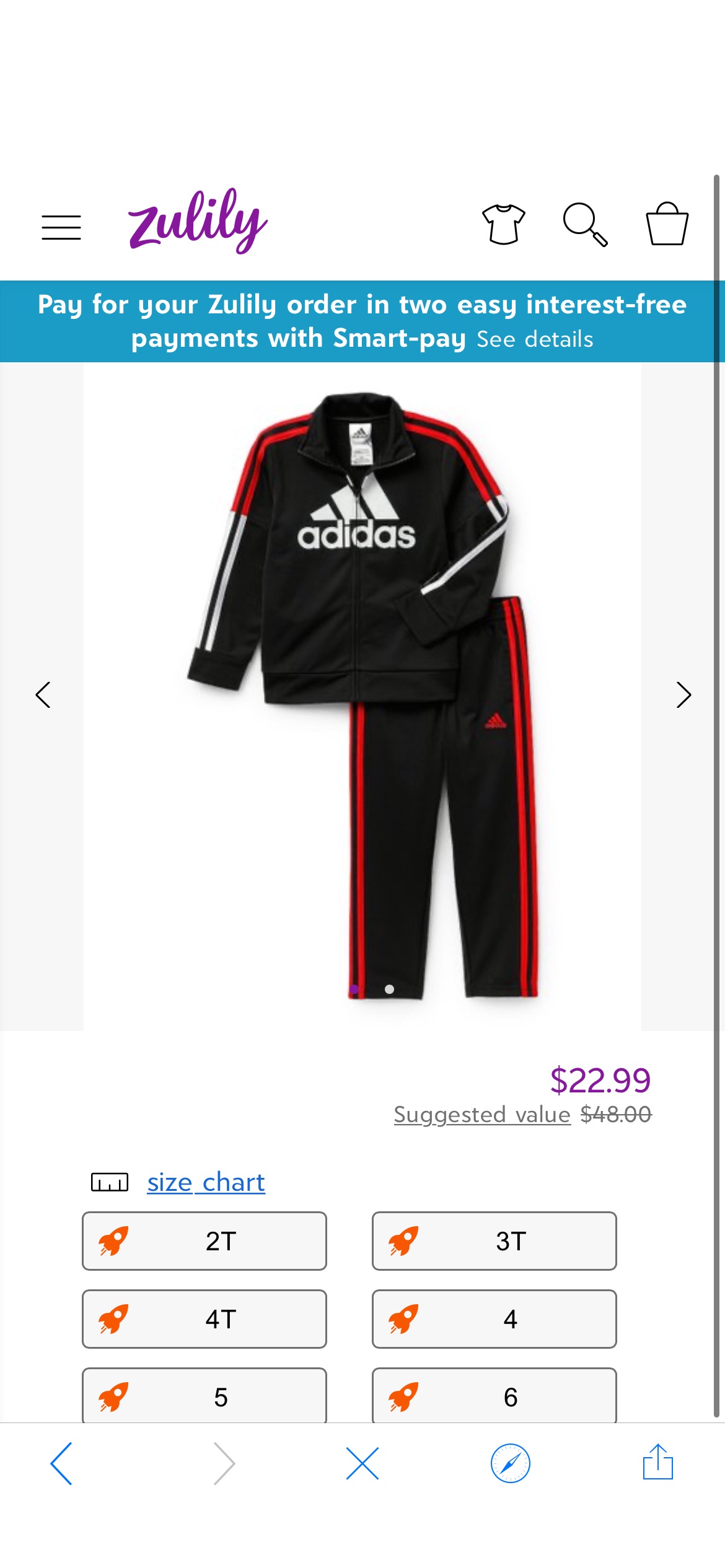 adidas Black & Red Classic Track Jacket & Pants - Toddler & Boys | Best Price and Reviews | Zulily