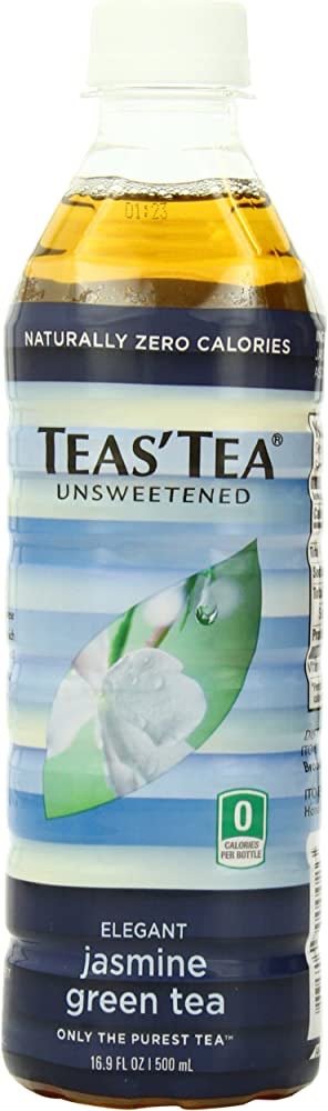 Jasmine Green Tea, Unsweetened, 16.9 Ounces (Pack of 12)