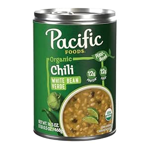 Amazon.com : Pacific Foods Organic White Bean Verde Chili, 16.5 Ounce Can : Grocery &amp; Gourmet Food
