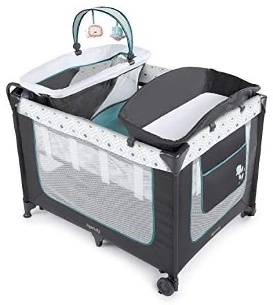 Smart & Simple Packable Portable Playard with Changing Table