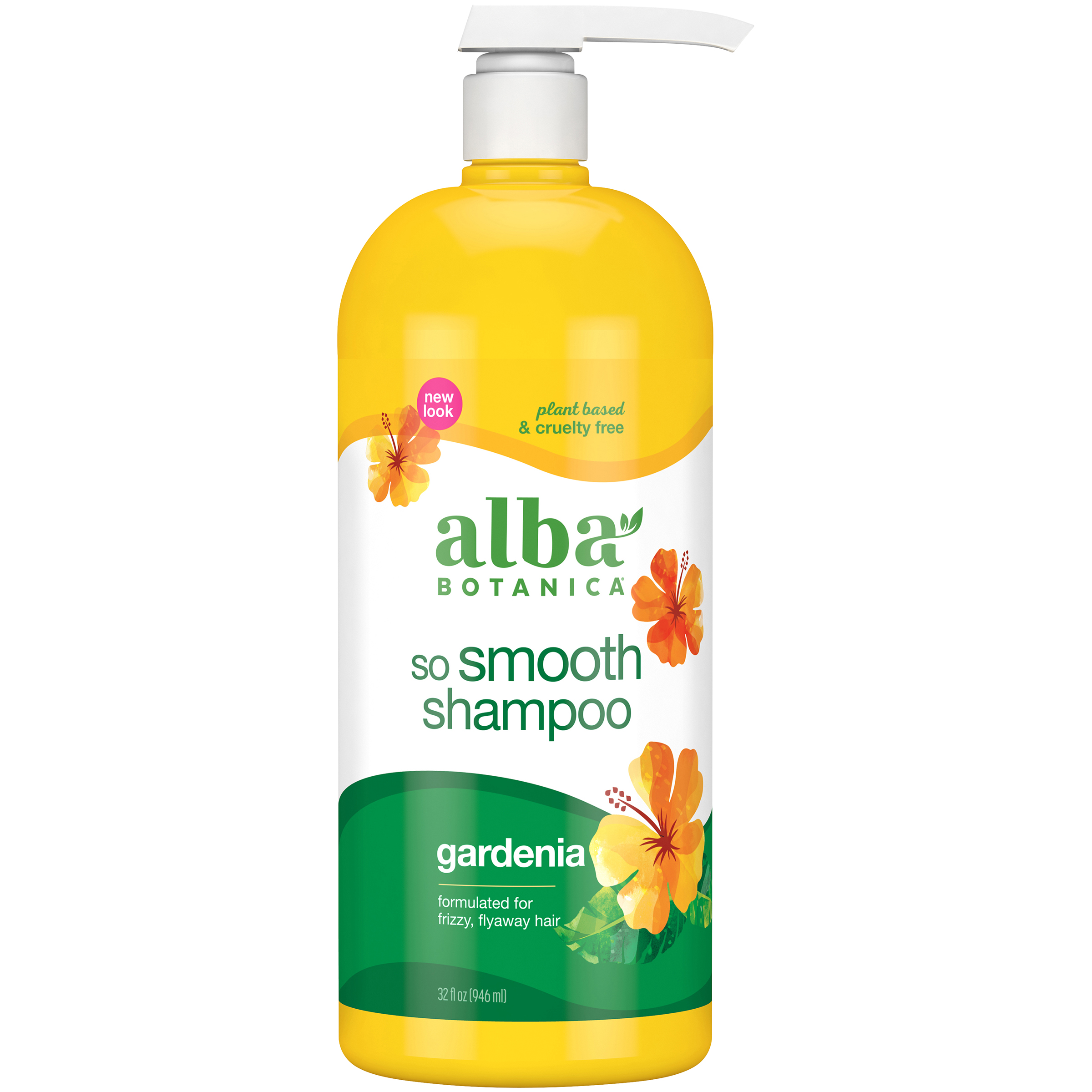 Alba Botanica So Smooth Gardenia 夏威夷洗发水，抗毛躁  32 fl oz.